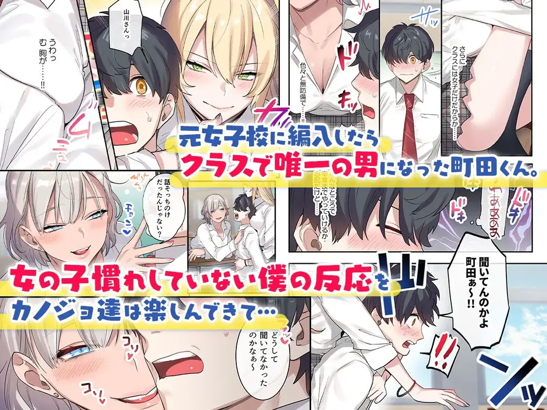 クラスで男は僕一人！？〜可愛いあの子達に囲まれて〜 サンプル画像 1枚目