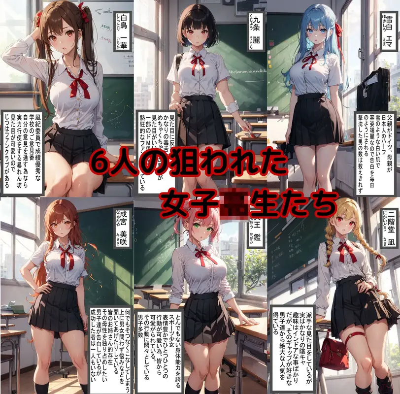 調教学園 6人の狙われた女子校生【セリフ付き】 サンプル画像 1枚目