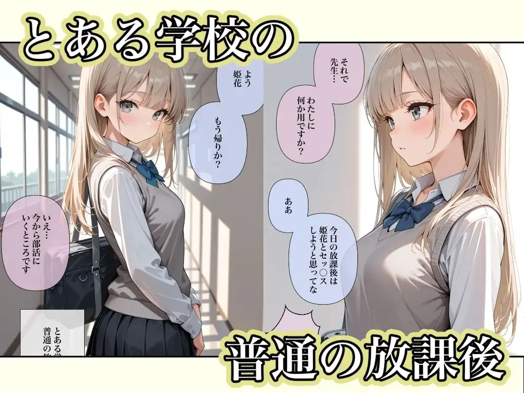 貞操観念のゆるい教室 サンプル画像 1枚目